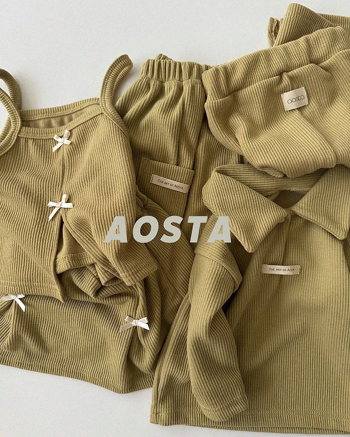 Aosta - Korean Children Fashion - #fashionkids - Mulmul Collar Tee - 5