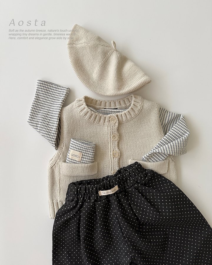 Aosta - Korean Children Fashion - #discoveringself - Knit Beret - 4