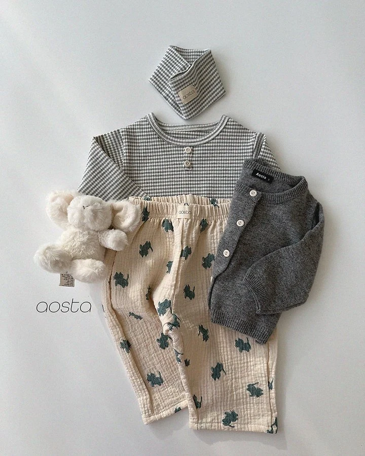 Aosta - Korean Children Fashion - #fashionkids - Signature Pants - 8