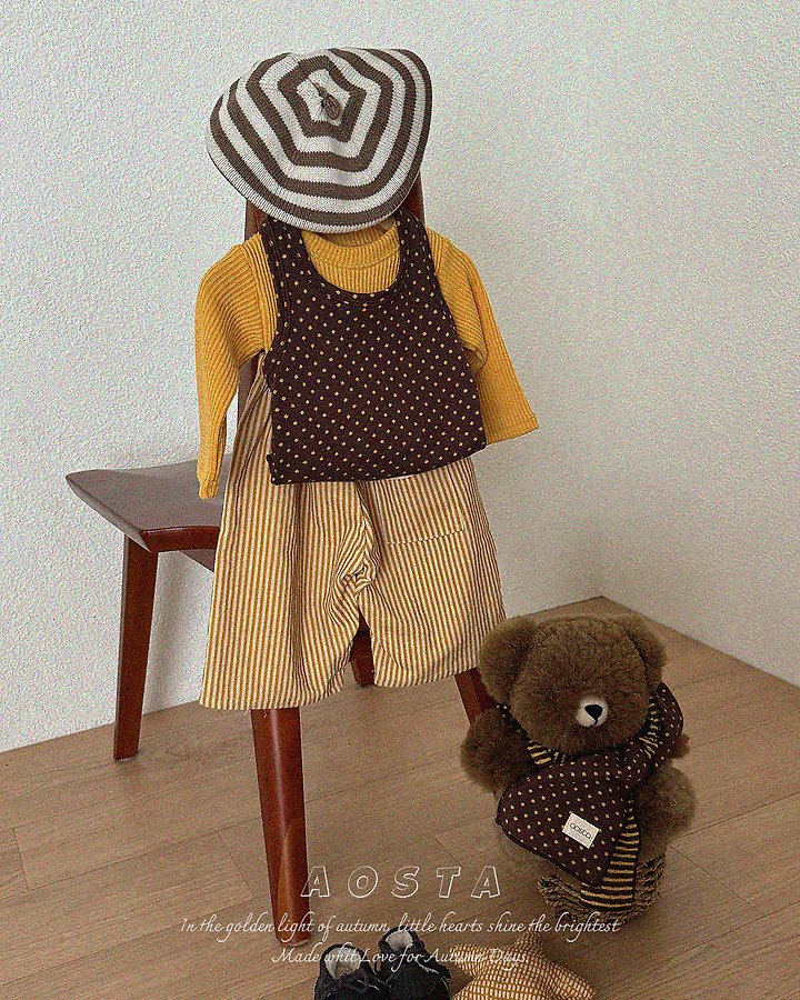 Aosta - Korean Children Fashion - #kidsshorts - Knit Cookie Beret - 8