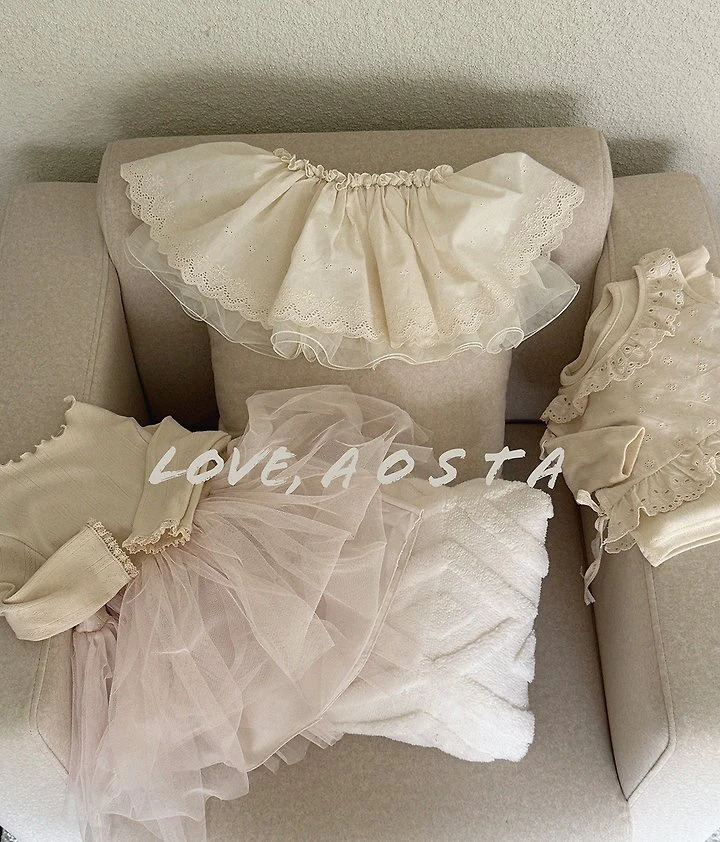 Aosta - Korean Children Fashion - #kidsshorts - Lace Skirt - 9