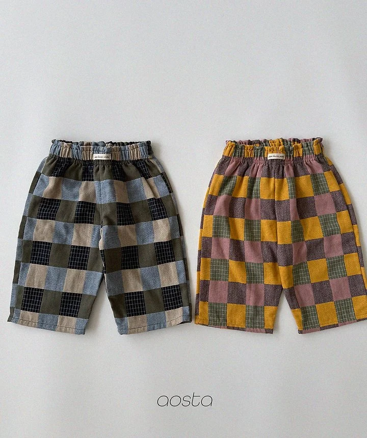 Aosta - Korean Children Fashion - #fashionkids - Patch Work Pants - 4