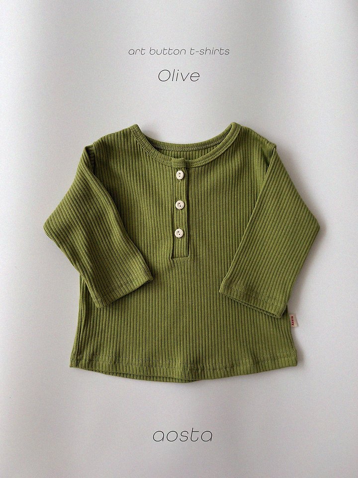 Aosta - Korean Children Fashion - #kidsshorts - Butter Button Tee - 3