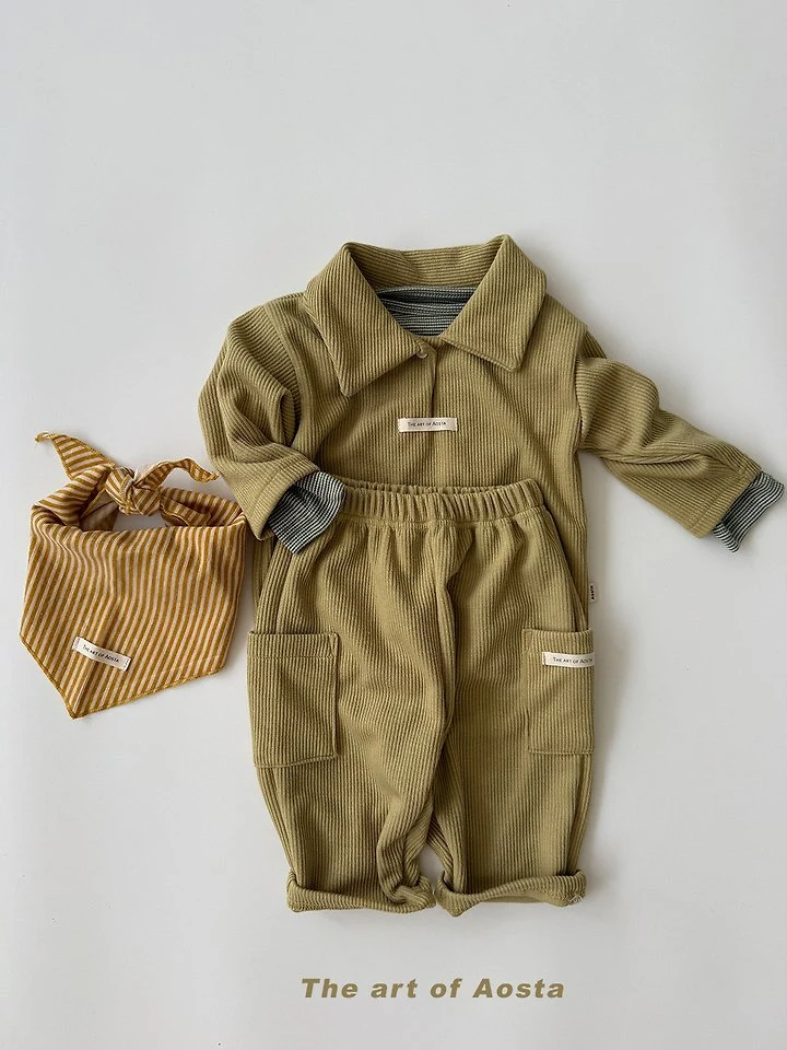 Aosta - Korean Children Fashion - #kidsshorts - Mulmul Collar Tee - 6