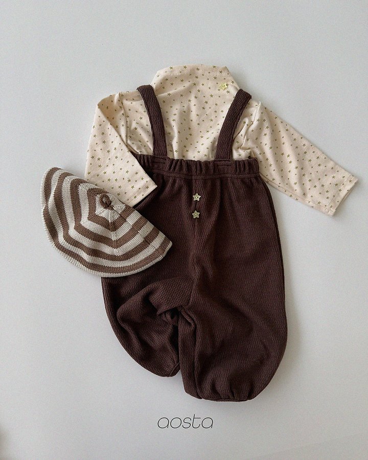 Aosta - Korean Children Fashion - #kidsshorts - Star Candy Overalls - 10