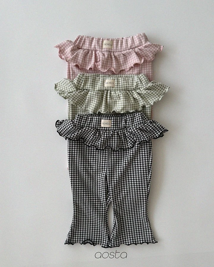 Aosta - Korean Children Fashion - #kidsstore - Kiki Frill Pants