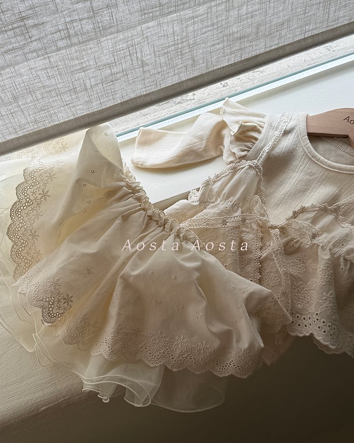 Aosta - Korean Children Fashion - #kidsstore - Lace Skirt - 10
