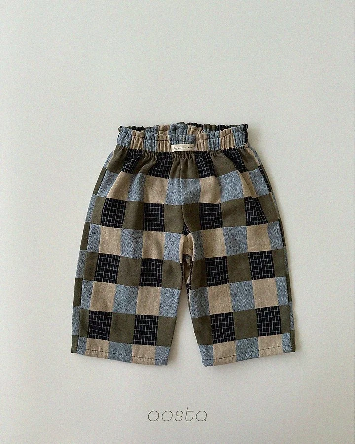 Aosta - Korean Children Fashion - #kidsstore - Patch Work Pants - 5