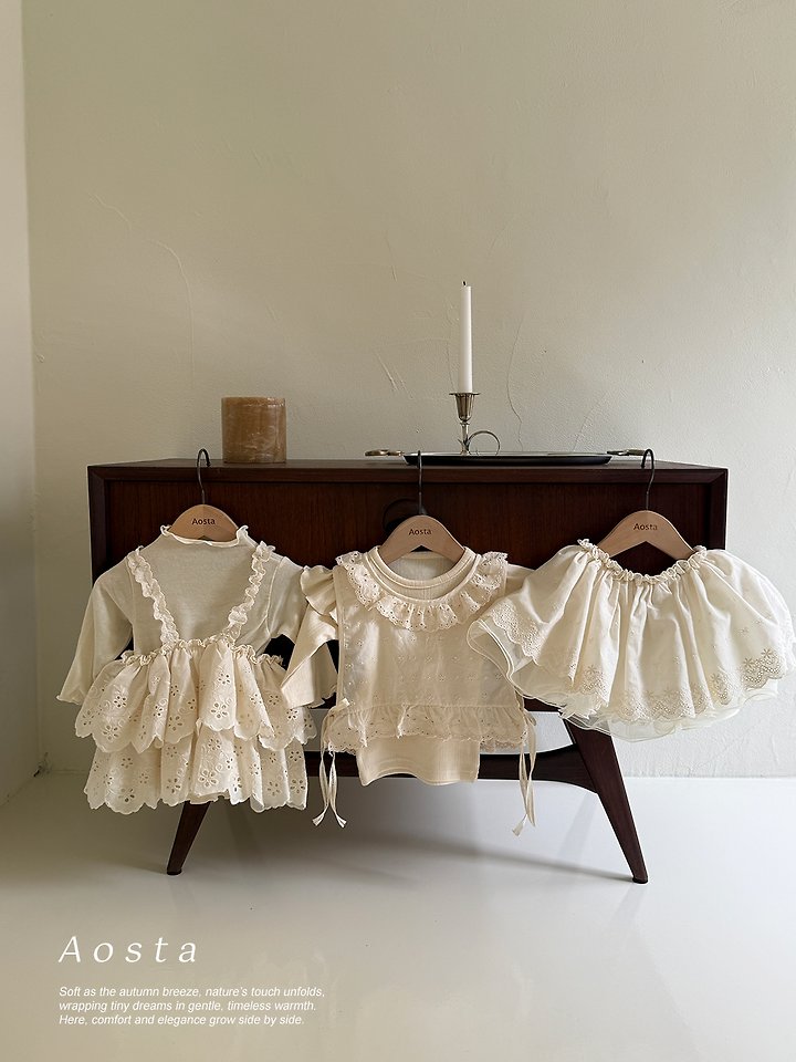 Aosta - Korean Children Fashion - #kidzfashiontrend - Lace Skirt - 11