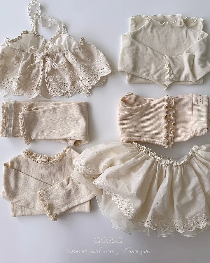 Aosta - Korean Children Fashion - #kidzfashiontrend - Lace Bustier - 6