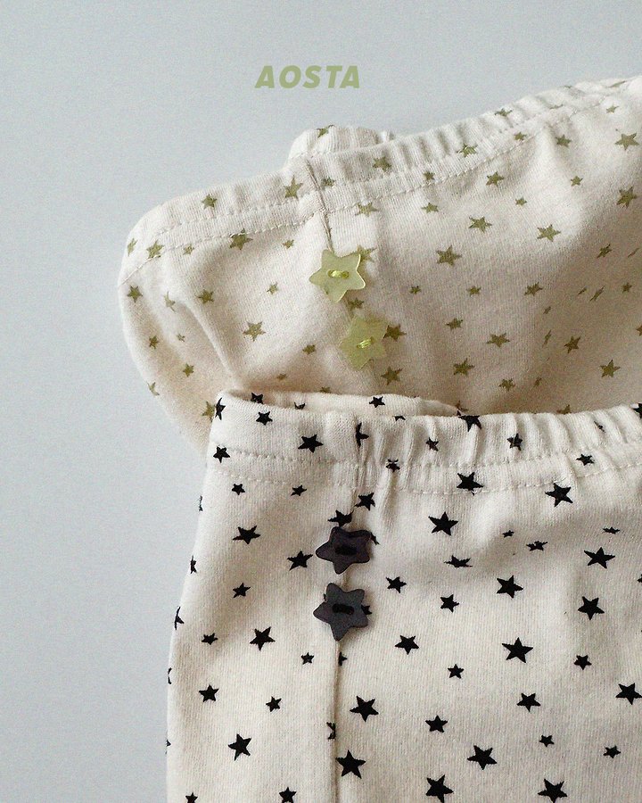Aosta - Korean Children Fashion - #kidzfashiontrend - Star Candy Leggings - 3