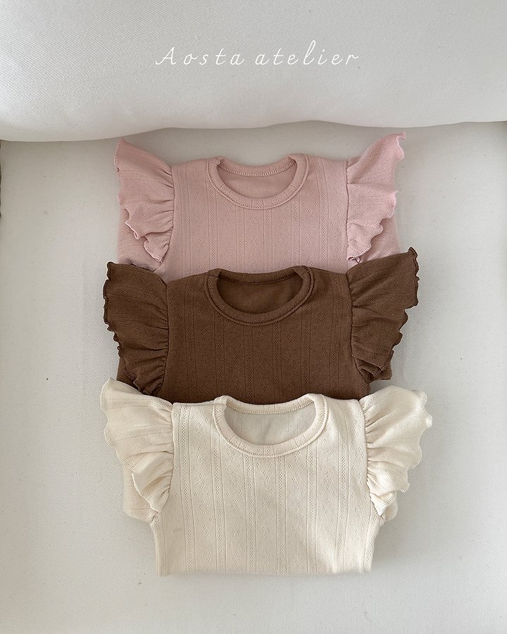 Aosta - Korean Children Fashion - #littlefashionista - Angel Frill Tee - 3