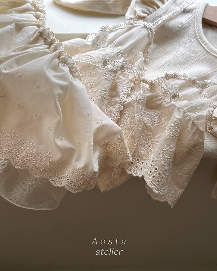 Aosta - Korean Children Fashion - #littlefashionista - Lace Bustier - 8