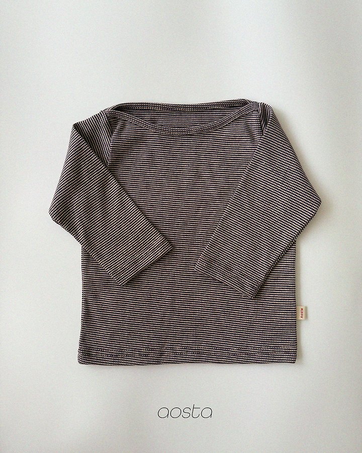 Aosta - Korean Children Fashion - #Kfashion4kids - Boatneck Tee - 4