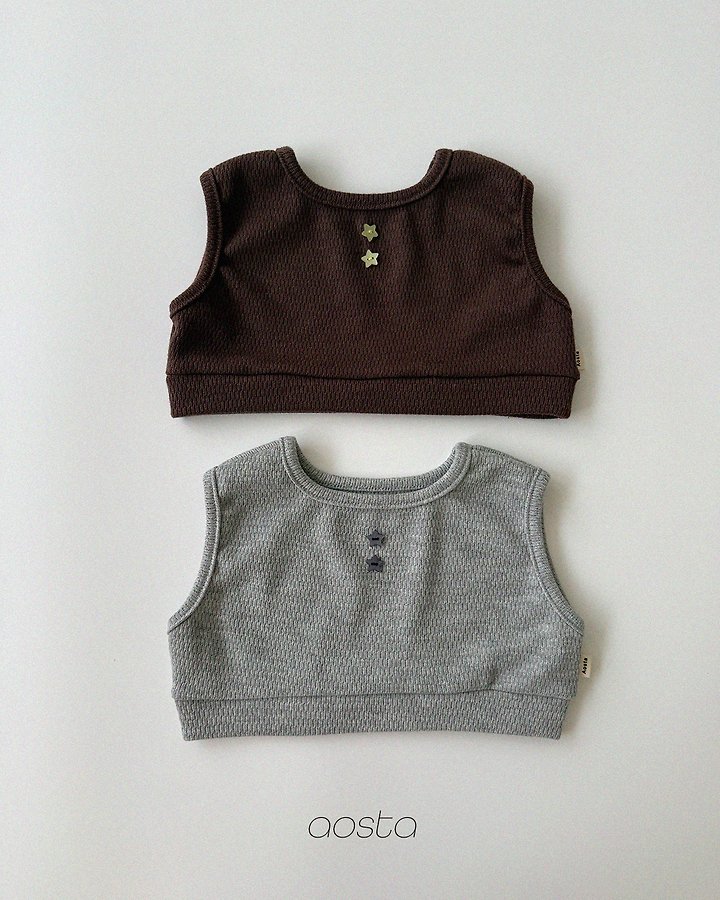 Aosta - Korean Children Fashion - #littlefashionista - Star Candy Vest