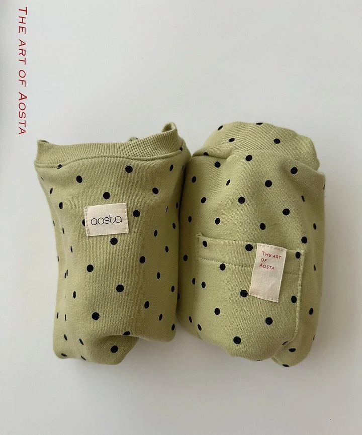 Aosta - Korean Children Fashion - #littlefashionista - Dot Tongtong Pants - 4