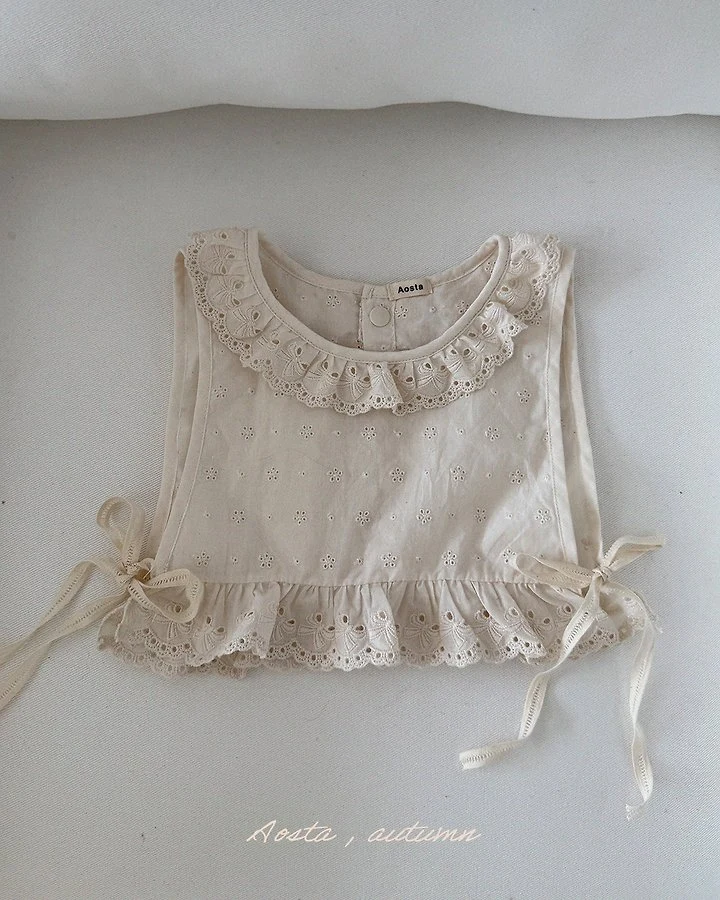 Aosta - Korean Children Fashion - #magicofchildhood - Lace Olivia Vest - 3