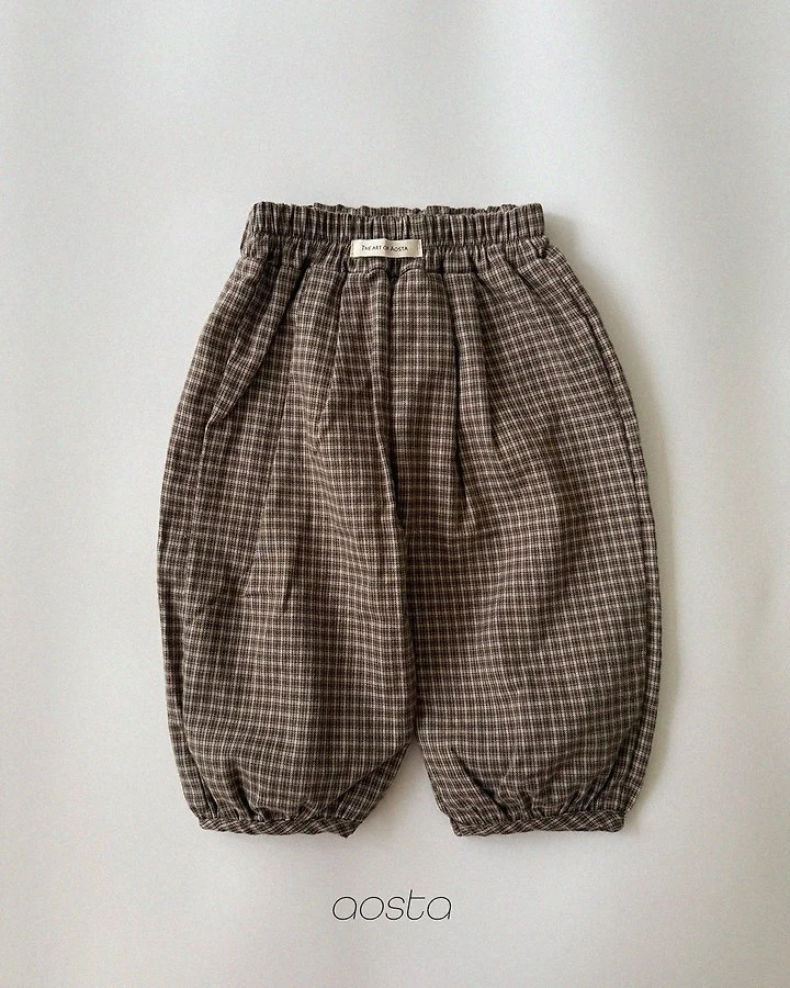 Aosta - Korean Children Fashion - #magicofchildhood - Mocha Balloon Pants - 6