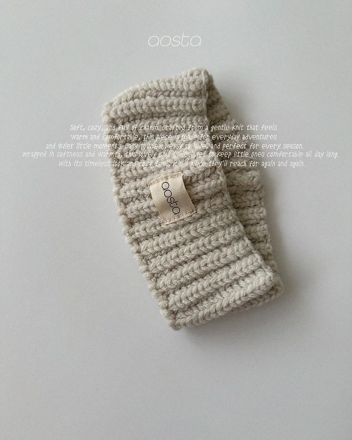 Aosta - Korean Children Fashion - #magicofchildhood - Knit Cookie Hairband - 3