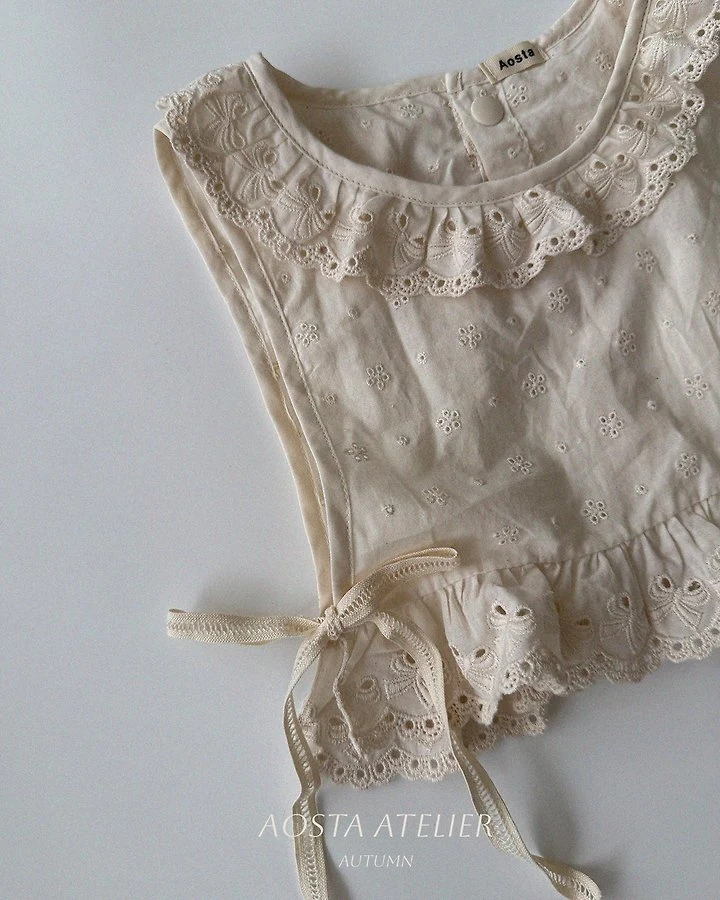 Aosta - Korean Children Fashion - #magicofchildhood - Lace Olivia Vest - 4