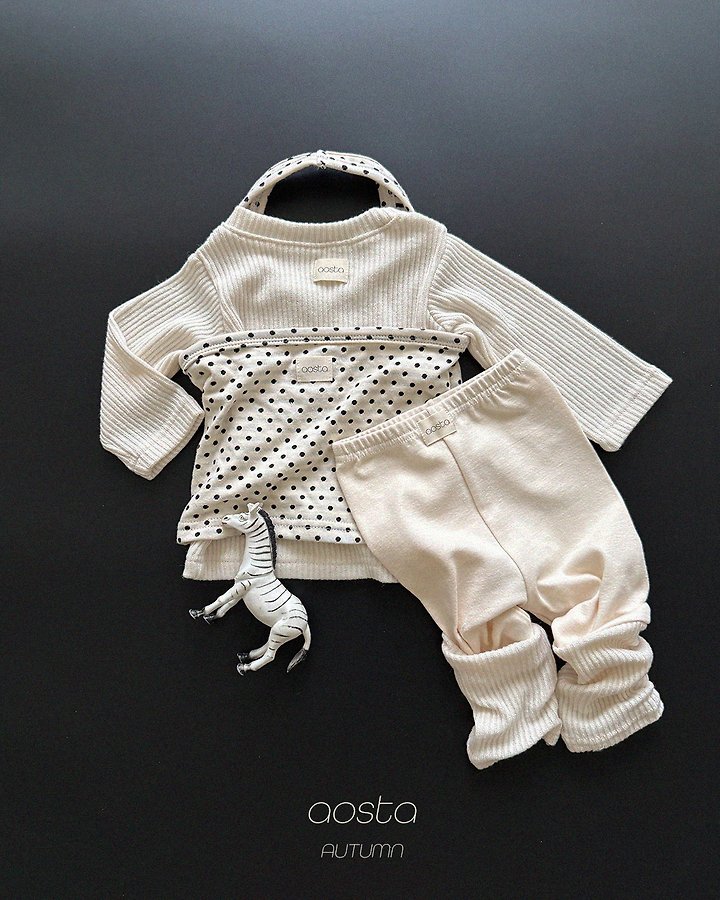 Aosta - Korean Children Fashion - #minifashionista - Choco Chip Holter Neck Top - 8