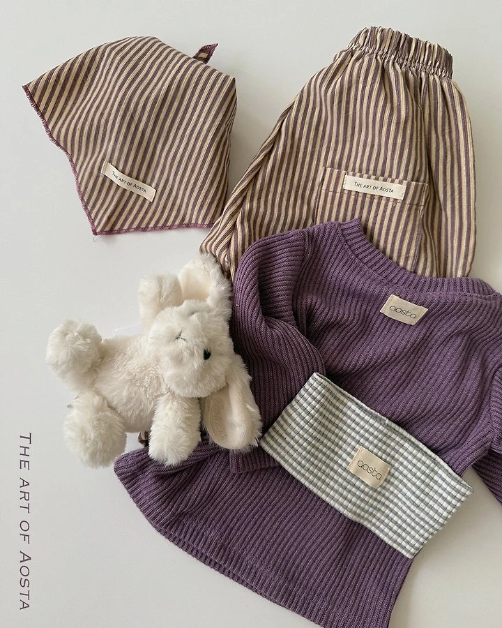 Aosta - Korean Children Fashion - #minifashionista - Louis Scarf - 5
