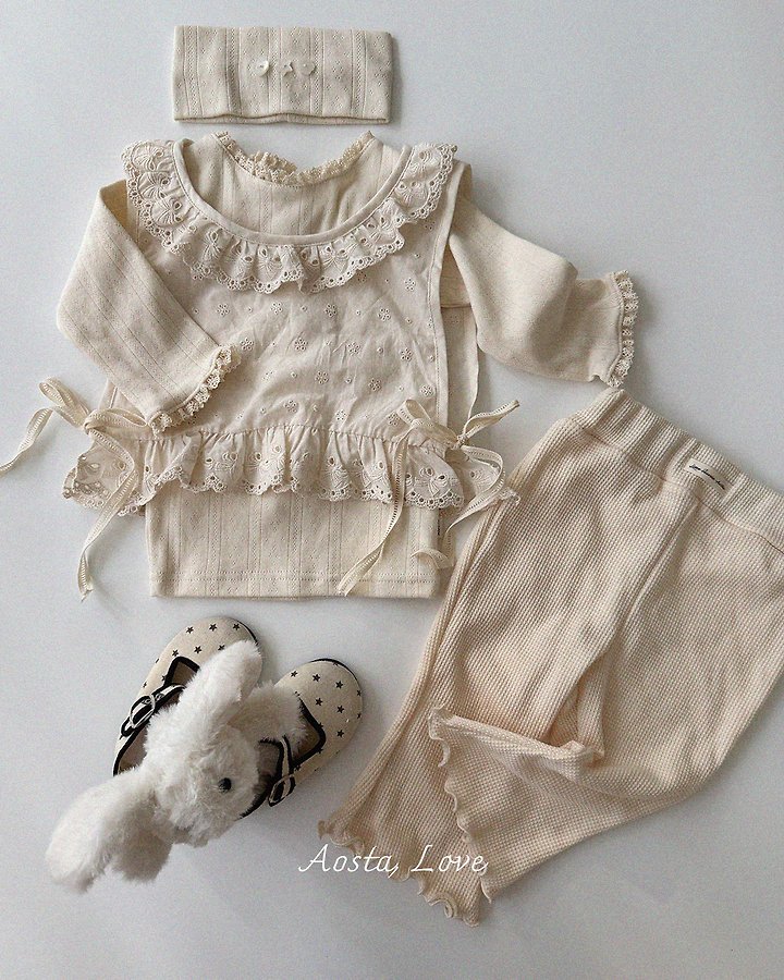 Aosta - Korean Children Fashion - #magicofchildhood - Jelly Waffle Pants - 4