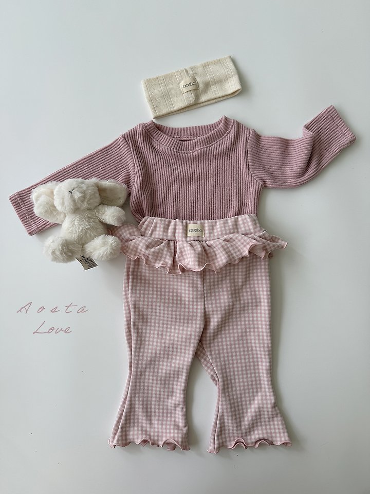 Aosta - Korean Children Fashion - #prettylittlegirls - Kiki Frill Pants - 7
