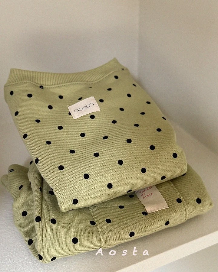 Aosta - Korean Children Fashion - #prettylittlegirls - Dot Tongtong Pants - 6