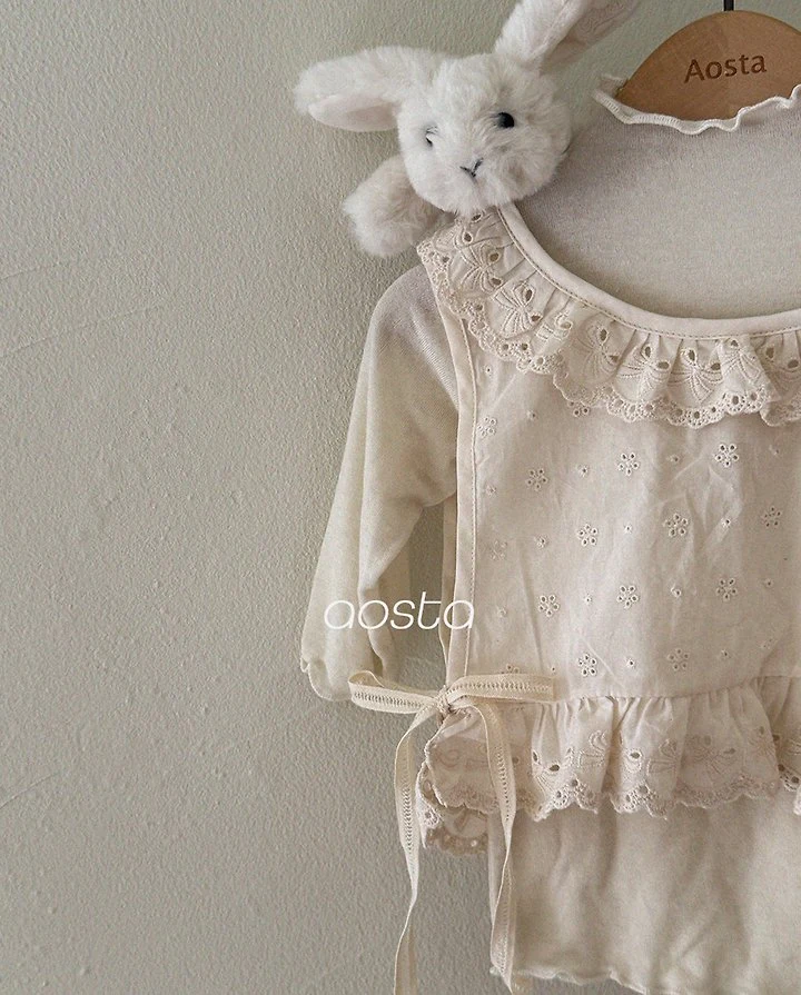Aosta - Korean Children Fashion - #prettylittlegirls - Lace Olivia Vest - 5