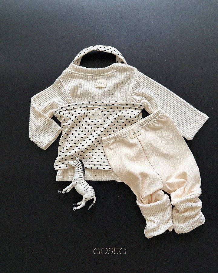 Aosta - Korean Children Fashion - #stylishchildhood - Choco Chip Holter Neck Top - 12