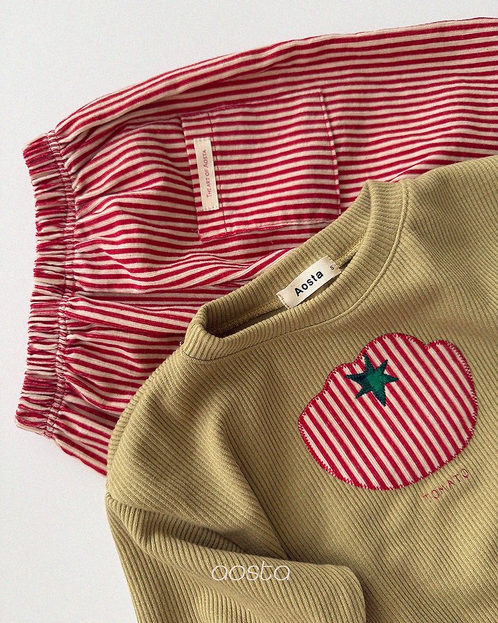 Aosta - Korean Children Fashion - #stylishchildhood - Tomato Sweatshirts - 5