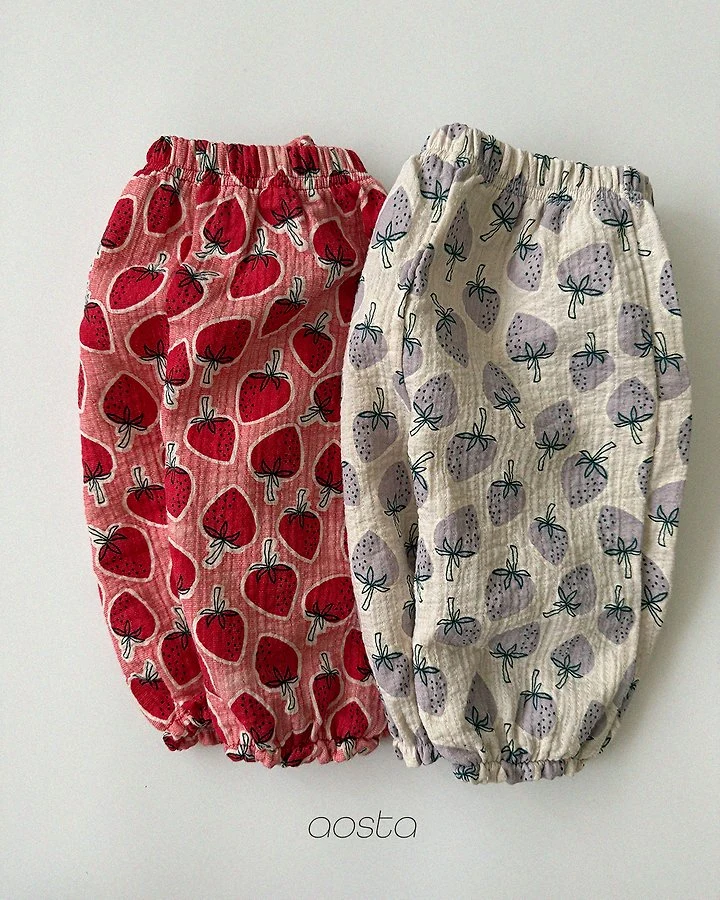Aosta - Korean Children Fashion - #stylishchildhood - Strawberry Pants