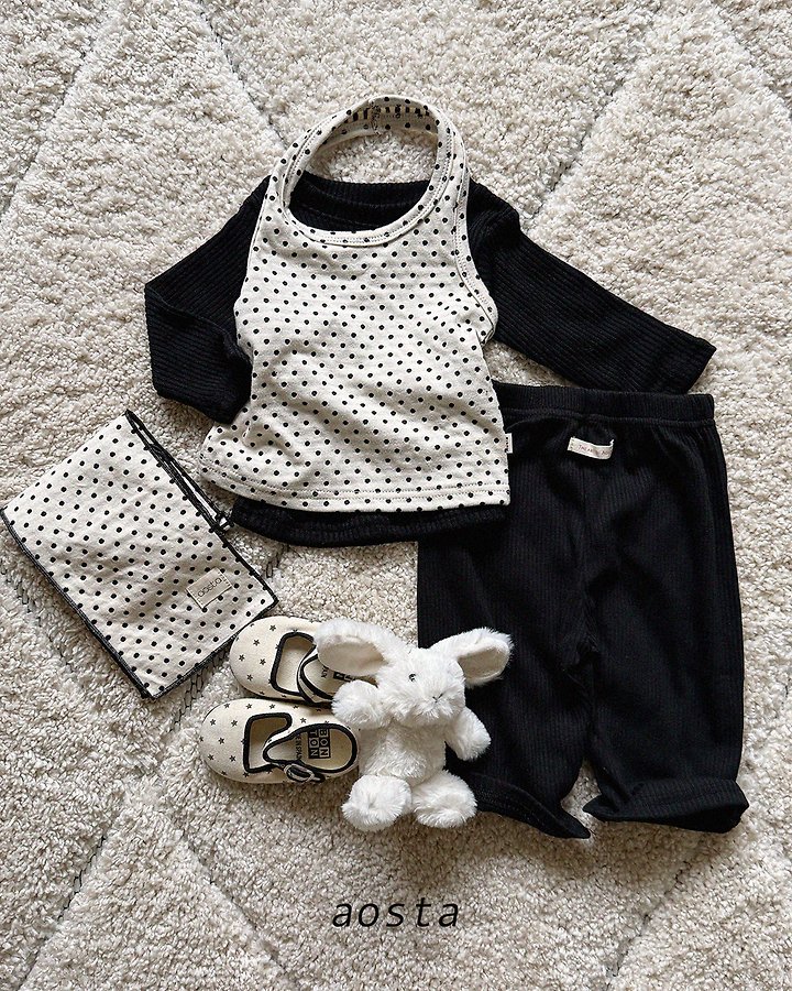 Aosta - Korean Children Fashion - #todddlerfashion - Choco Chip Holter Neck Top - 10