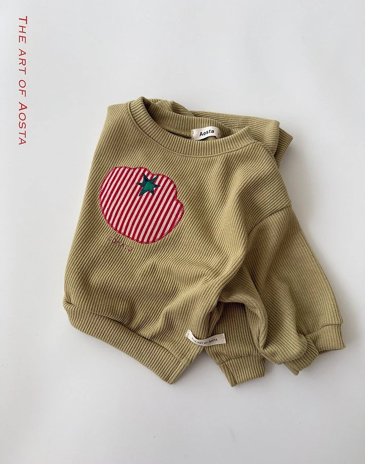 Aosta - Korean Children Fashion - #todddlerfashion - Tomato Sweatshirts - 3