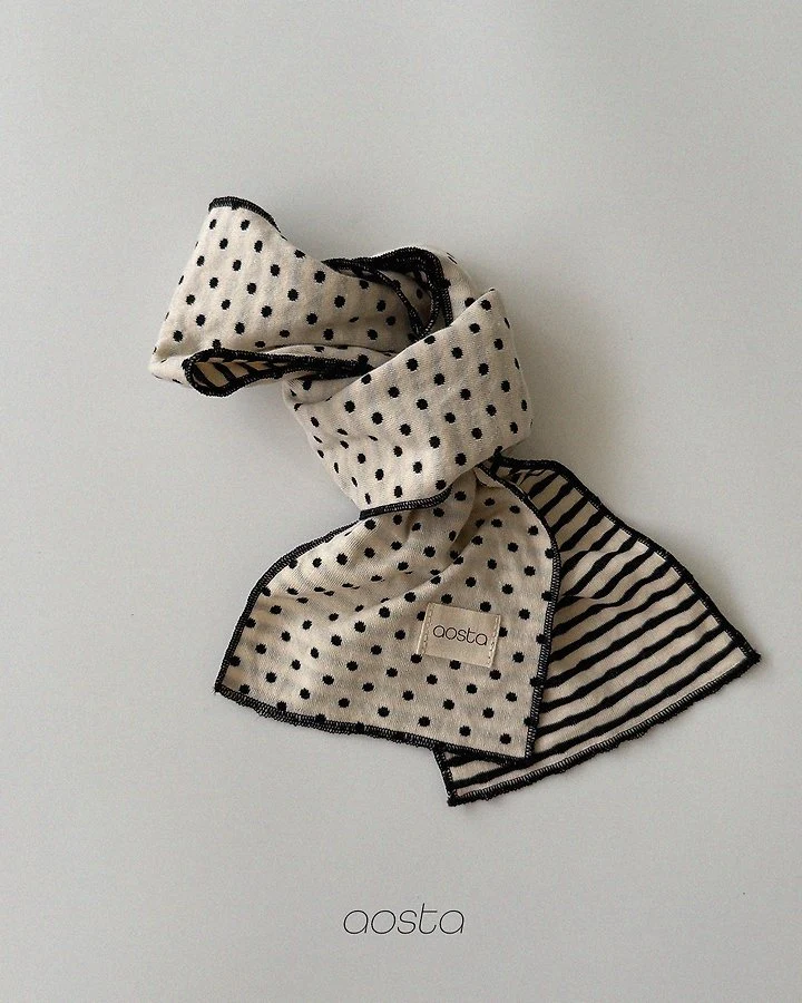 Aosta - Korean Children Fashion - #toddlerclothing - Chocohip Muffler - 5