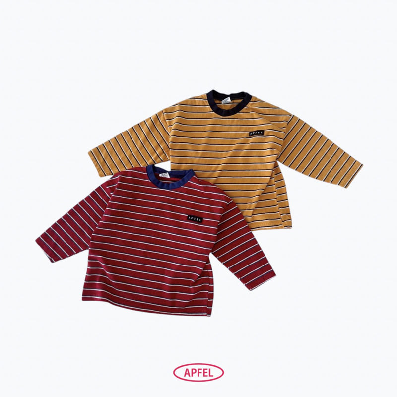 Apfel - Korean Children Fashion - #designkidswear - Classic Stripe Tee - 2