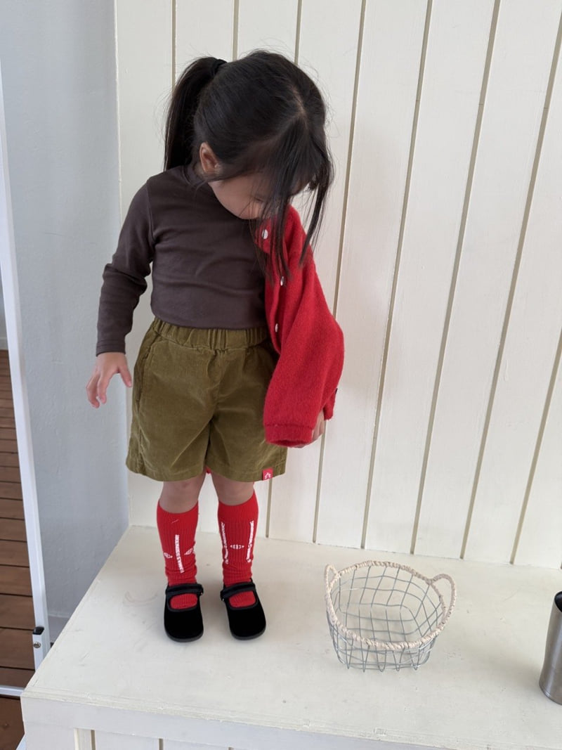 Apfel - Korean Children Fashion - #discoveringself - Molly Corduroy Shorts - 6