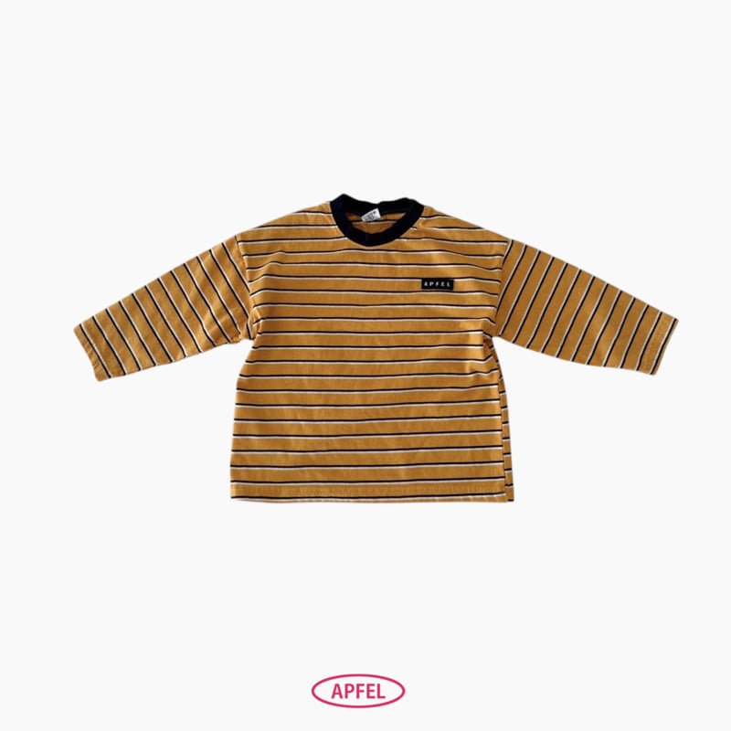 Apfel - Korean Children Fashion - #discoveringself - Classic Stripe Tee - 3