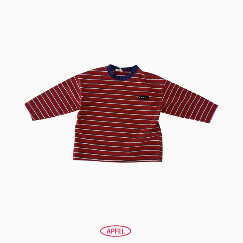 Apfel - Korean Children Fashion - #discoveringself - Classic Stripe Tee - 4