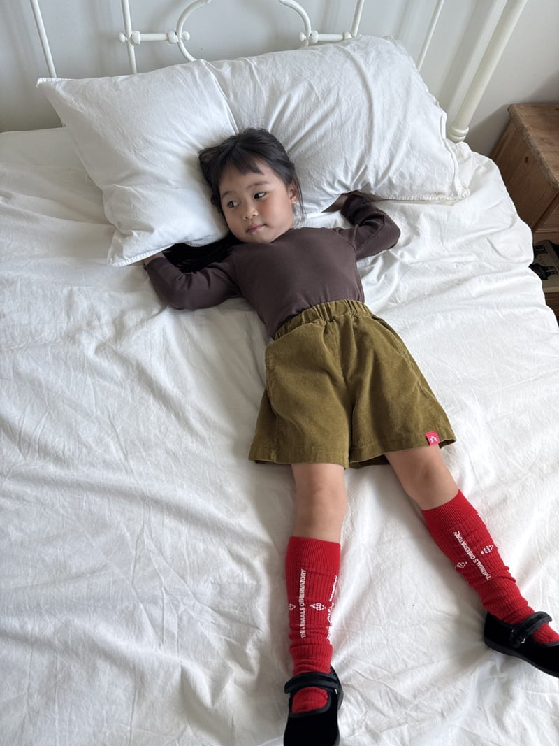 Apfel - Korean Children Fashion - #kidsstore - Molly Corduroy Shorts - 9