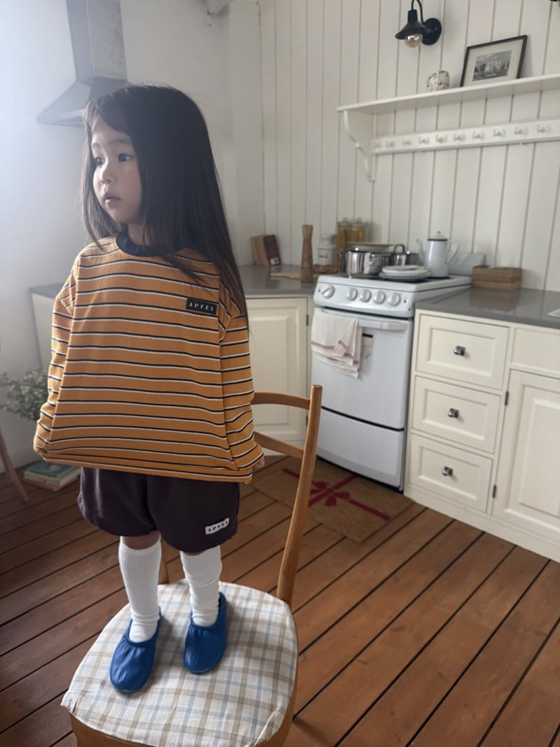 Apfel - Korean Children Fashion - #kidsstore - Classic Stripe Tee - 6