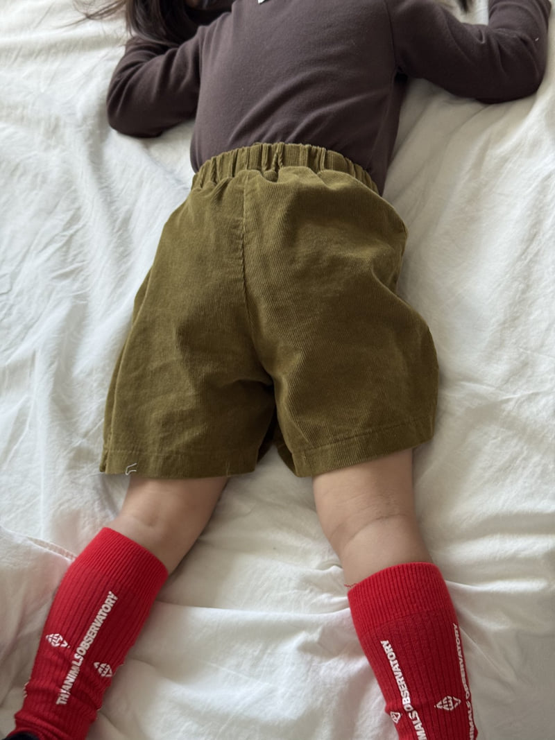 Apfel - Korean Children Fashion - #kidzfashiontrend - Molly Corduroy Shorts - 10