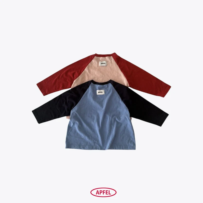 Apfel - Korean Children Fashion - #littlefashionista - French Raglan Tee - 2
