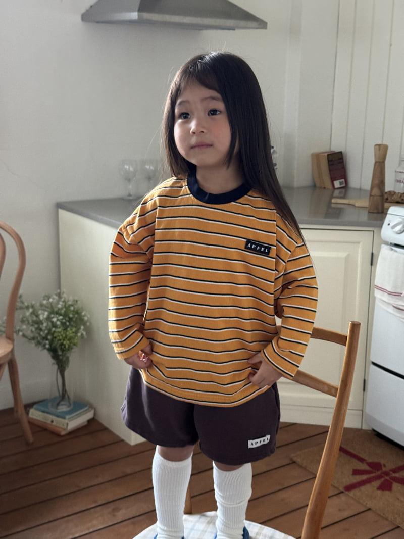 Apfel - Korean Children Fashion - #littlefashionista - Classic Stripe Tee - 9