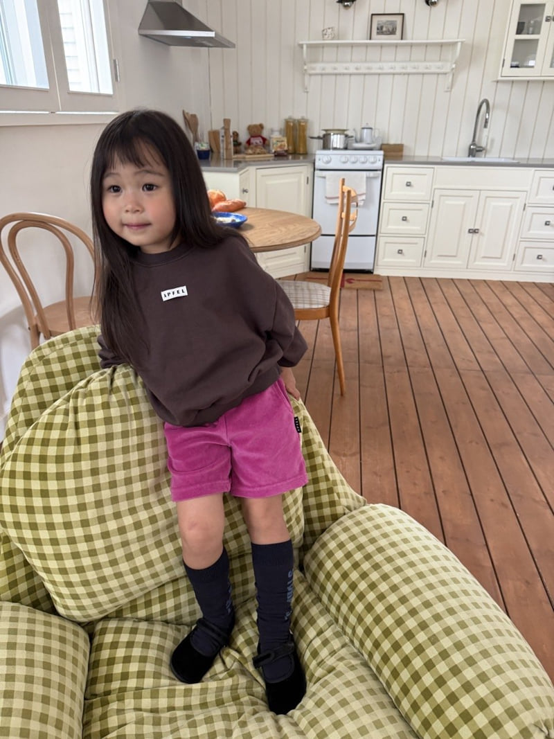 Apfel - Korean Children Fashion - #magicofchildhood - Cube Velvet Shorts - 9