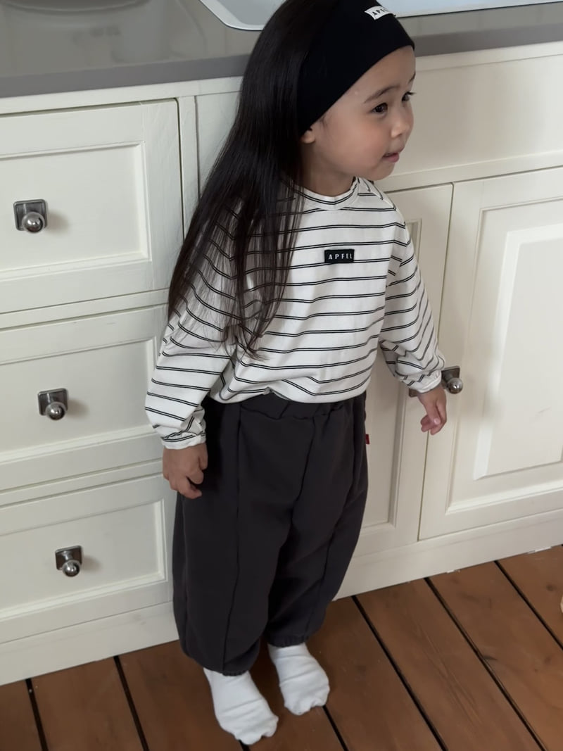 Apfel - Korean Children Fashion - #stylishchildhood - Modern Stripe Tee - 6