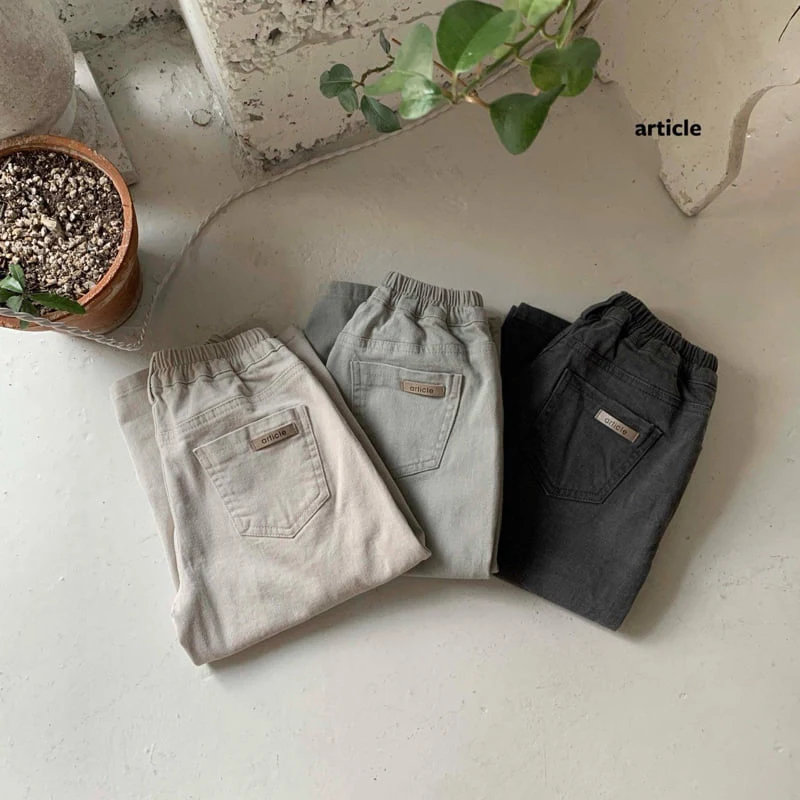 Article - Korean Children Fashion - #Kfashion4kids - Mora Curved Pants - 8