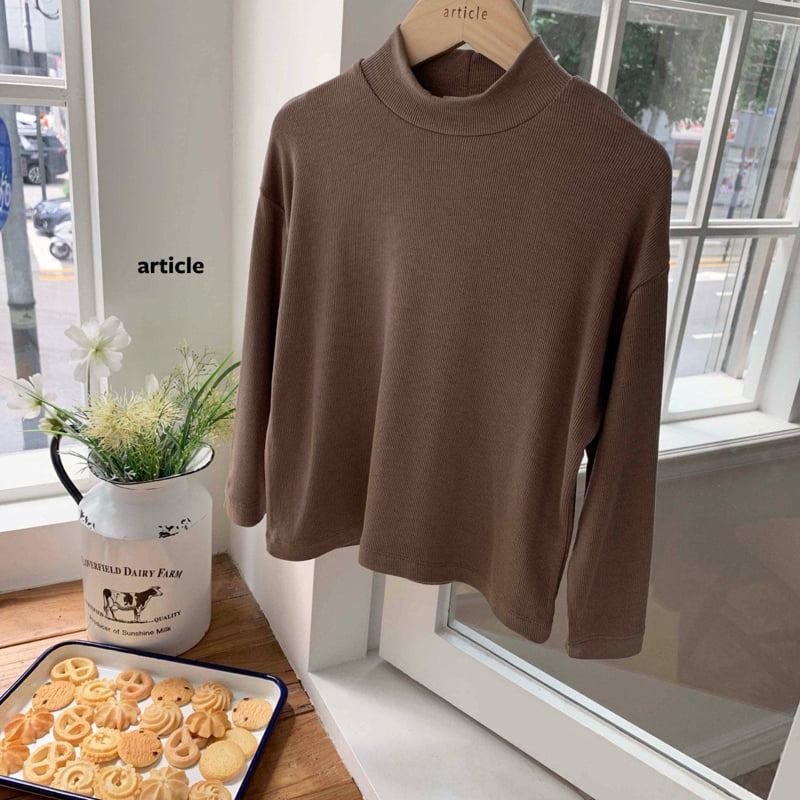 Article - Korean Children Fashion - #Kfashion4kids - Palette Turtleneck Top - 6