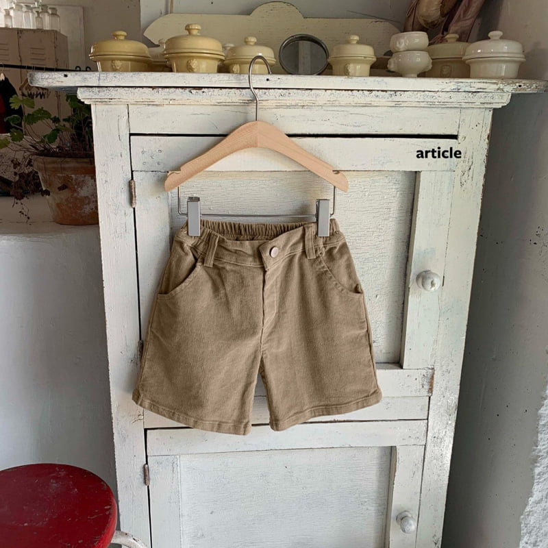 Article - Korean Children Fashion - #Kfashion4kids - Bera Corduroy Shorts - 5